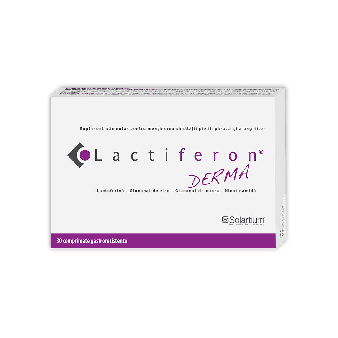 LACTIFERON® DERMA X 30 COMPRIMATE GASTROREZISTENTE